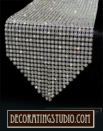 unique rhinestone table runner